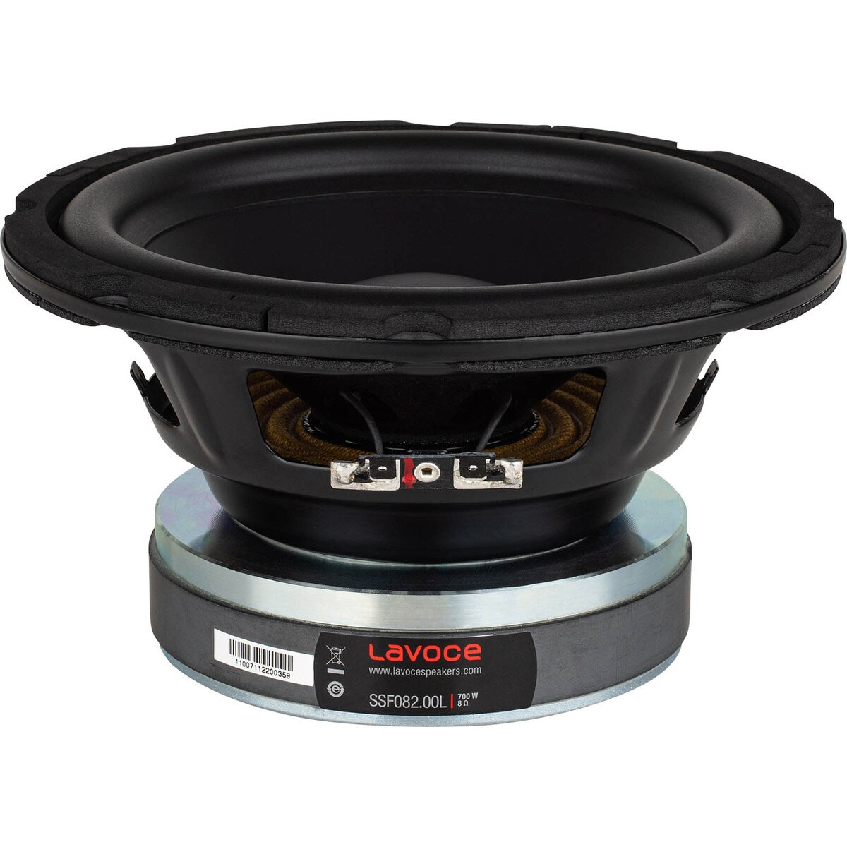 LaVoce SSF082.00L 8" Paper Cone Subwoofer